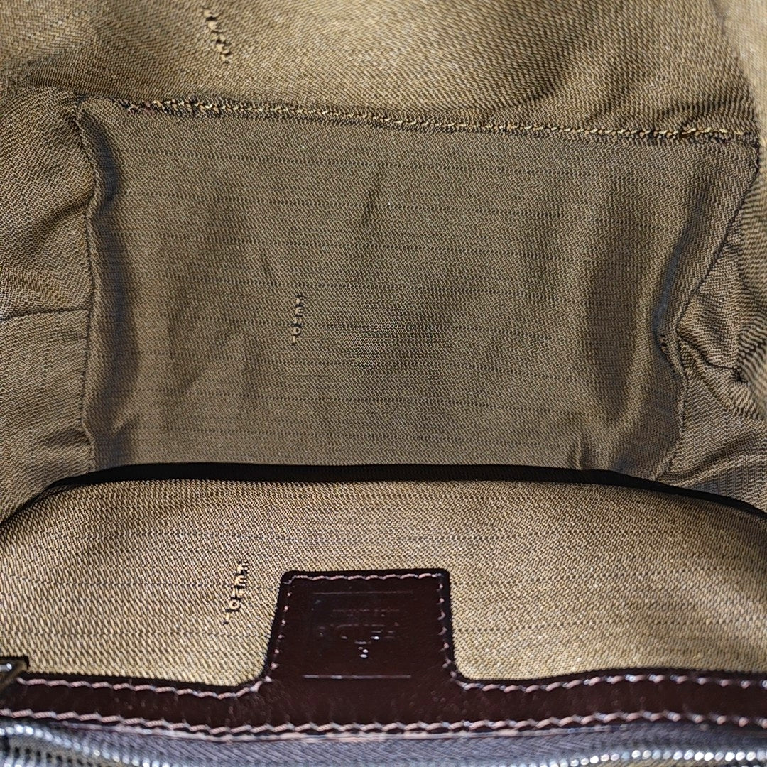 Canvas Shoulder Bag Brown