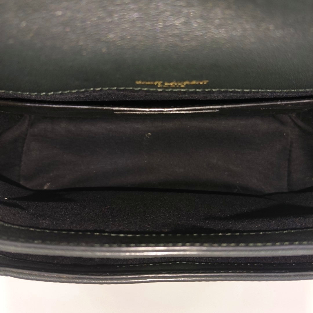 NIKI Small Chevron Lambskin Black