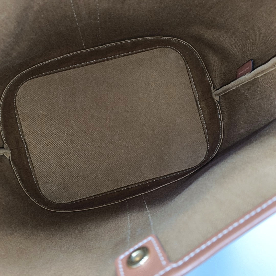 TRIOMPHE CANVAS Medium Coated Canvas Brown