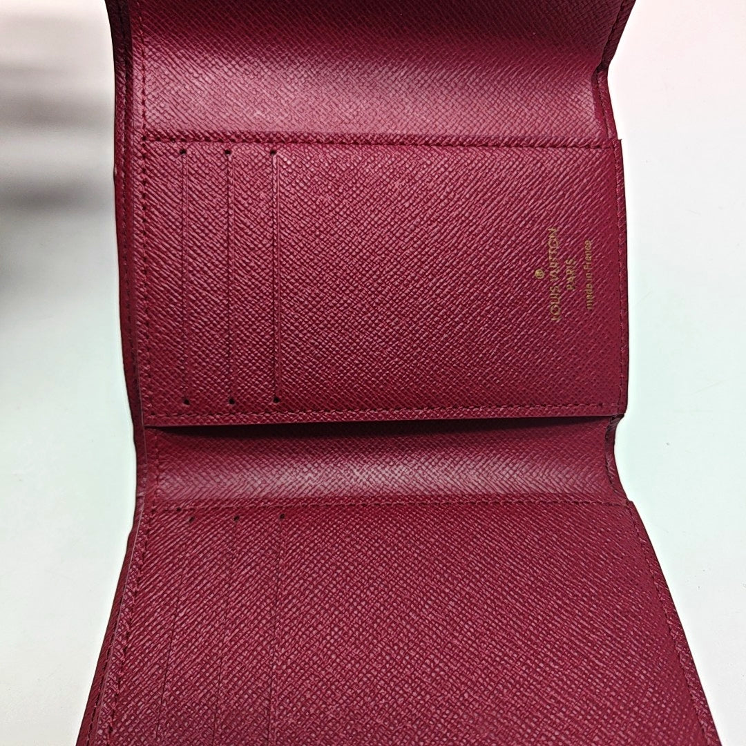 VICTORINE Monogram Coated Canvas Brown Wallet