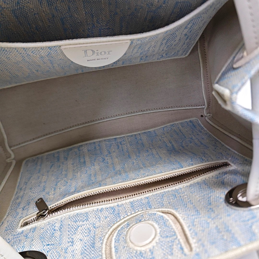 Fabric Tote Bag Blue
