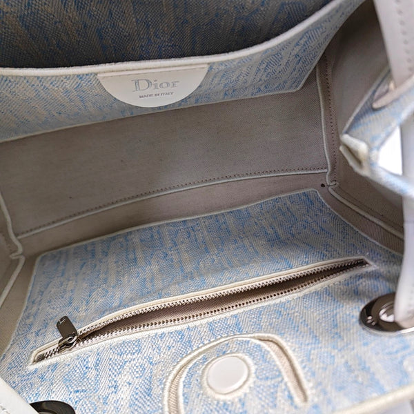 Fabric Tote Bag Blue