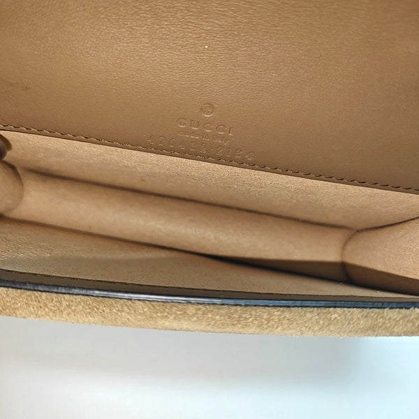 Dionysus Super Mini Monogram Coated Canvas Beige