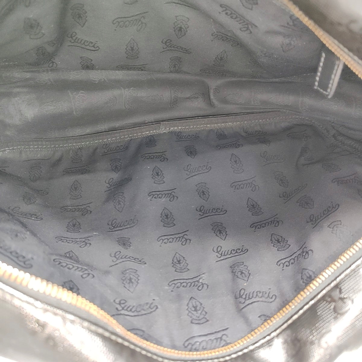 Monogram Coated Canvas Crossbody Bag Black