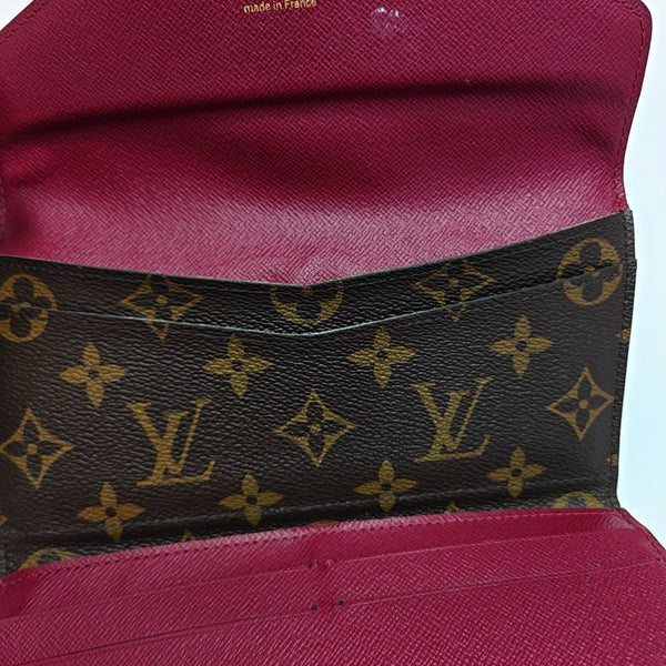 JOSÉPHINE Monogram Coated Canvas Brown Wallet