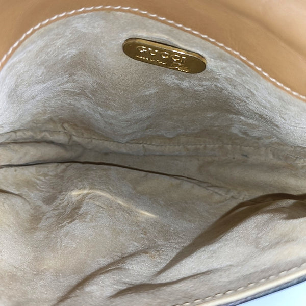Calfskin Crossbody Bag Brown