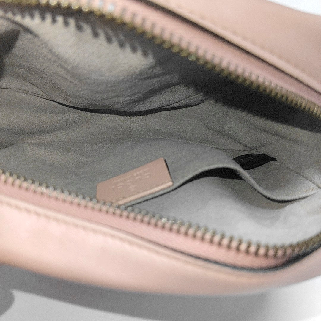 GG Marmont Mini Quilted Calfskin Pink