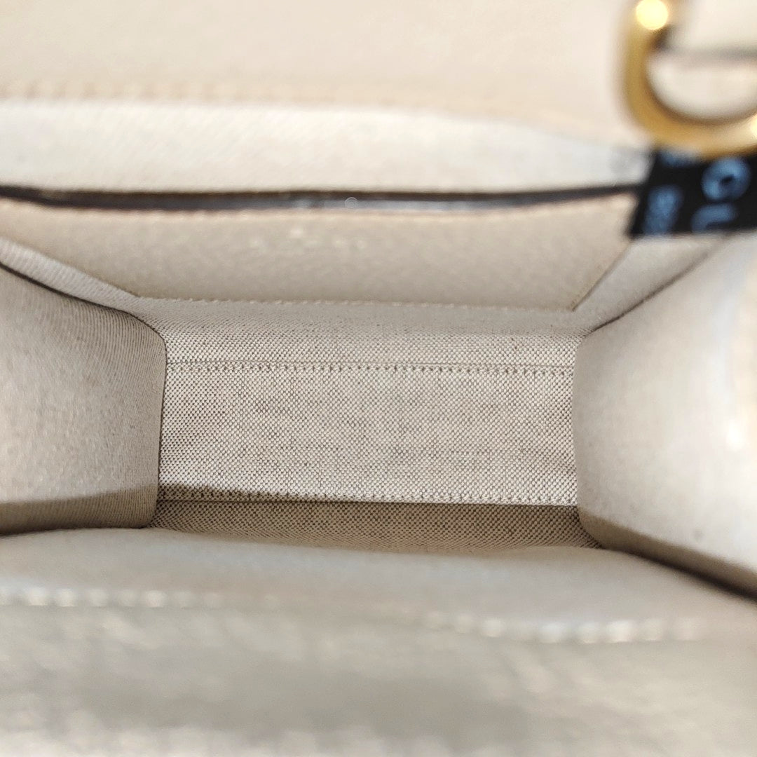 Retro Mini Monogram Coated Canvas Beige