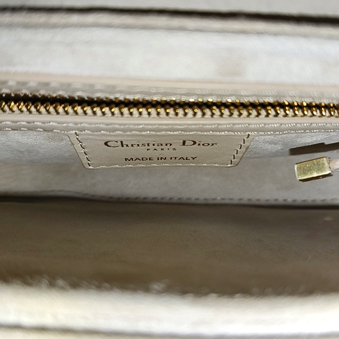 Calfskin Shoulder Bag Beige