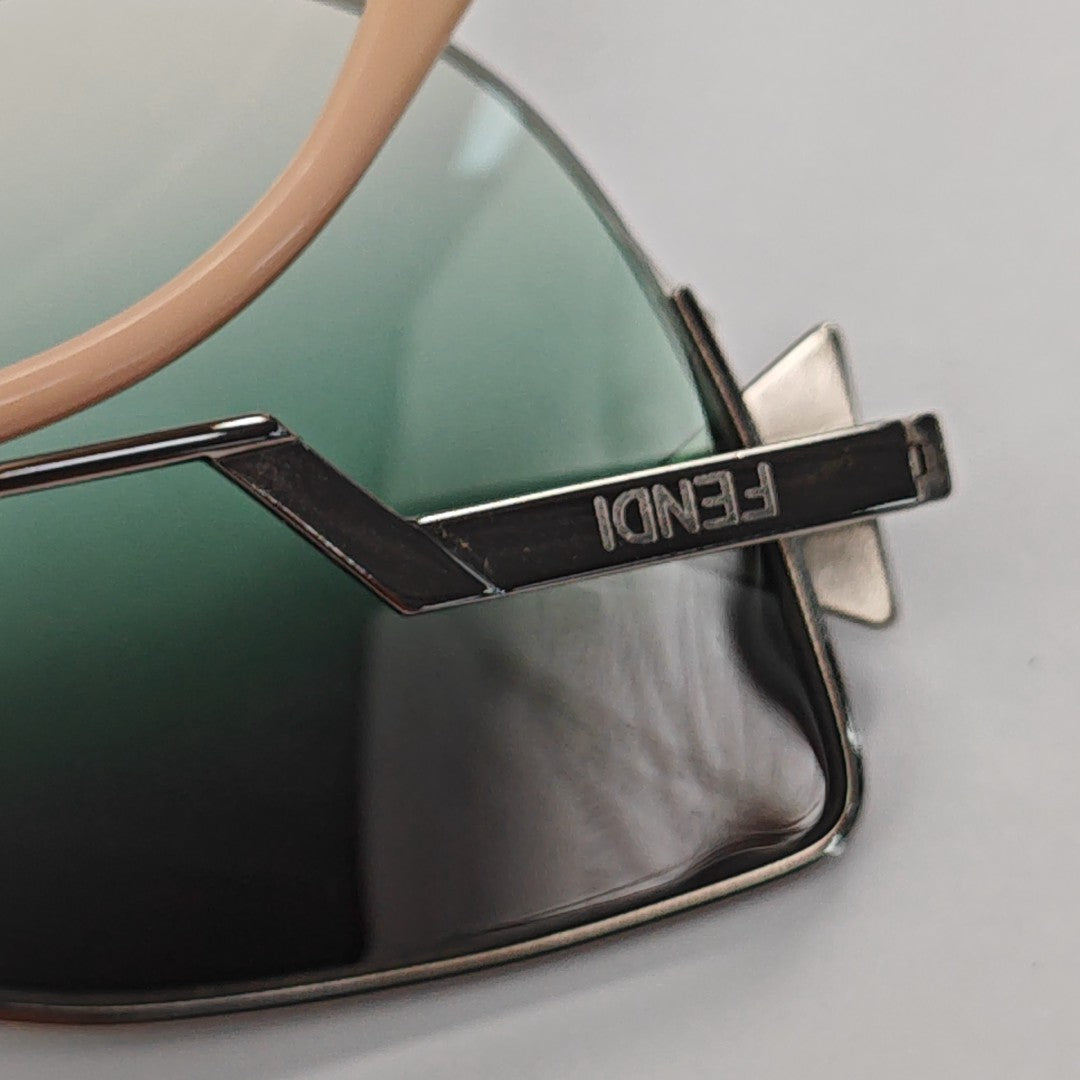 Metal Sunglasses Green