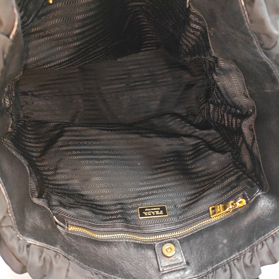 Quilted Nylon Black