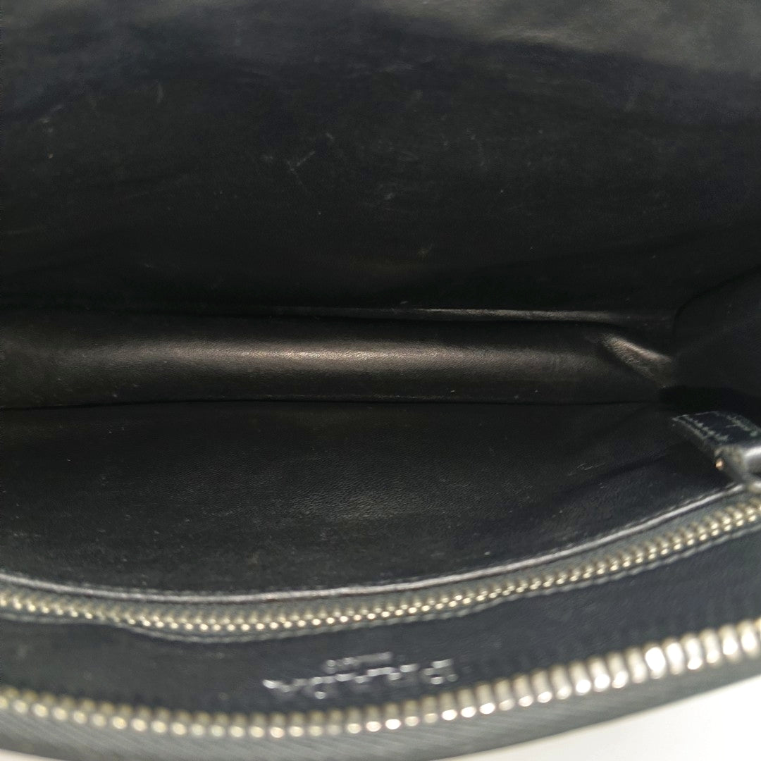 Saffiano Calfskin Clutch Black