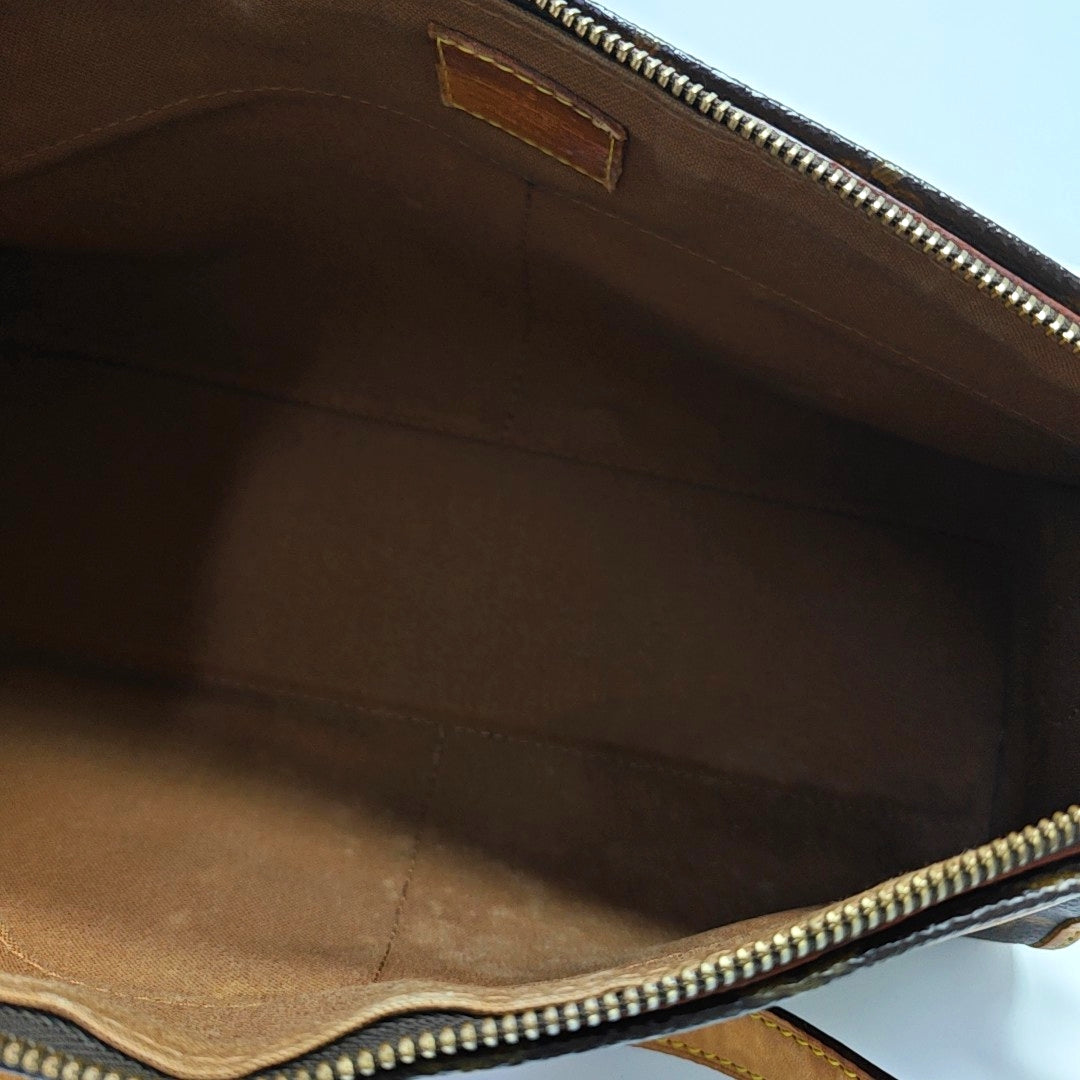 POPINCOURT Monogram Coated Canvas Brown