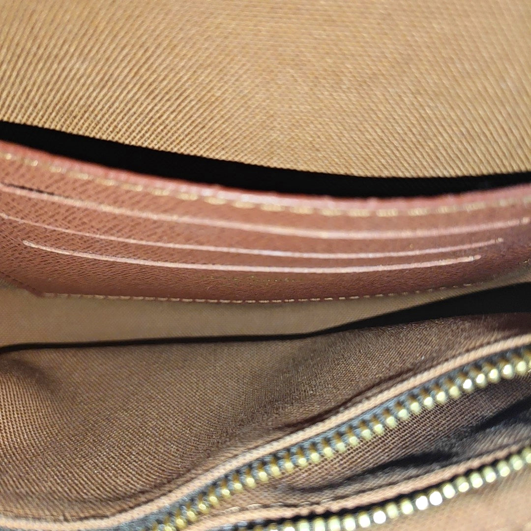 IVY Monogram Coated Canvas Brown
