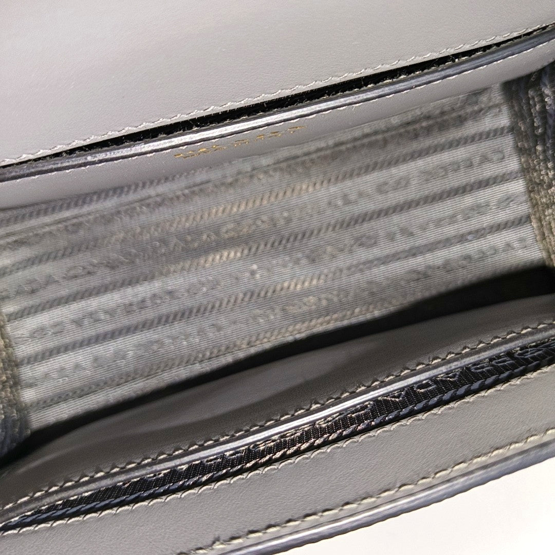 Monochrome Saffiano Calfskin Gray