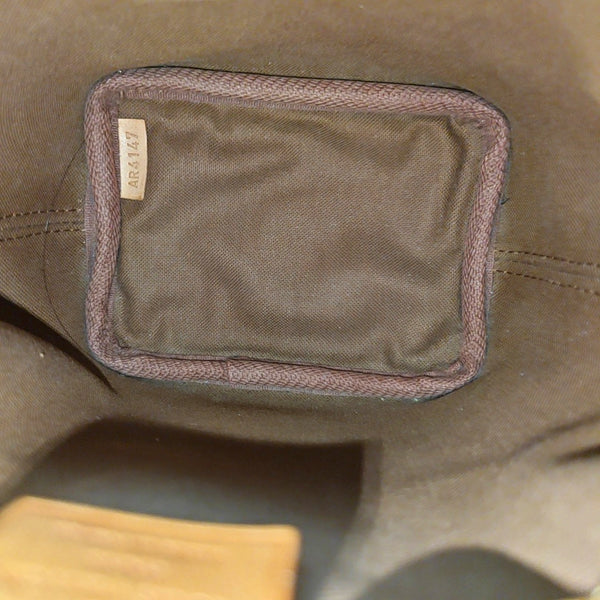 NÉONOÉ Nano Monogram Coated Canvas Brown