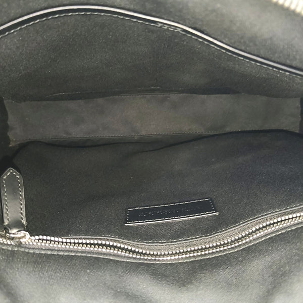 Special Material Top Handle Bag Black