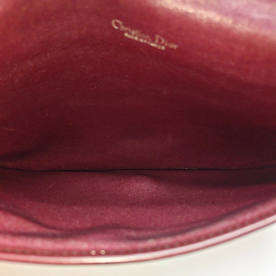 Oblique Canvas Shoulder Bag Red