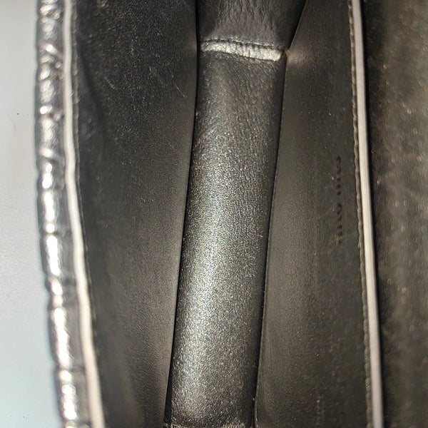 Matelassé Quilted Lambskin Silver