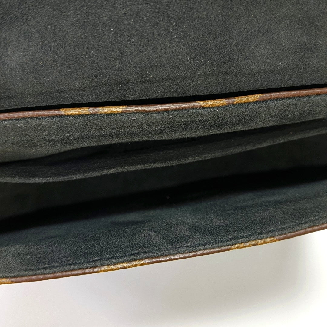 LOCKY BB Monogram Coated Canvas Brown