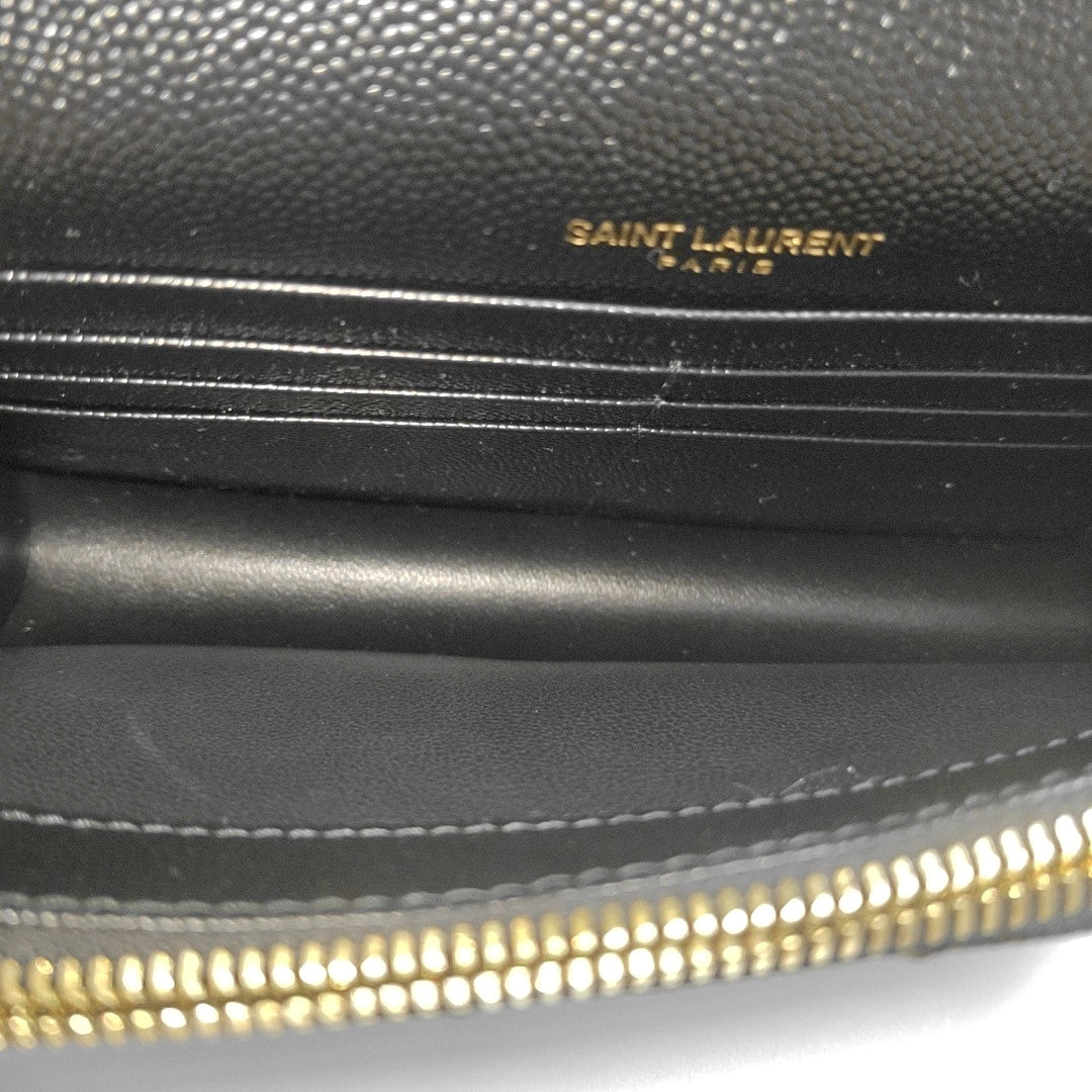 MONOGRAM WOC Chevron Calfskin Black