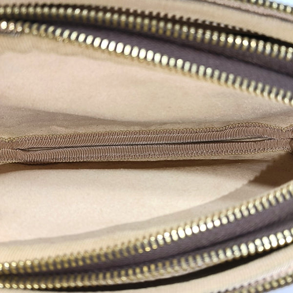 Ophidia Mini Monogram Coated Canvas Beige