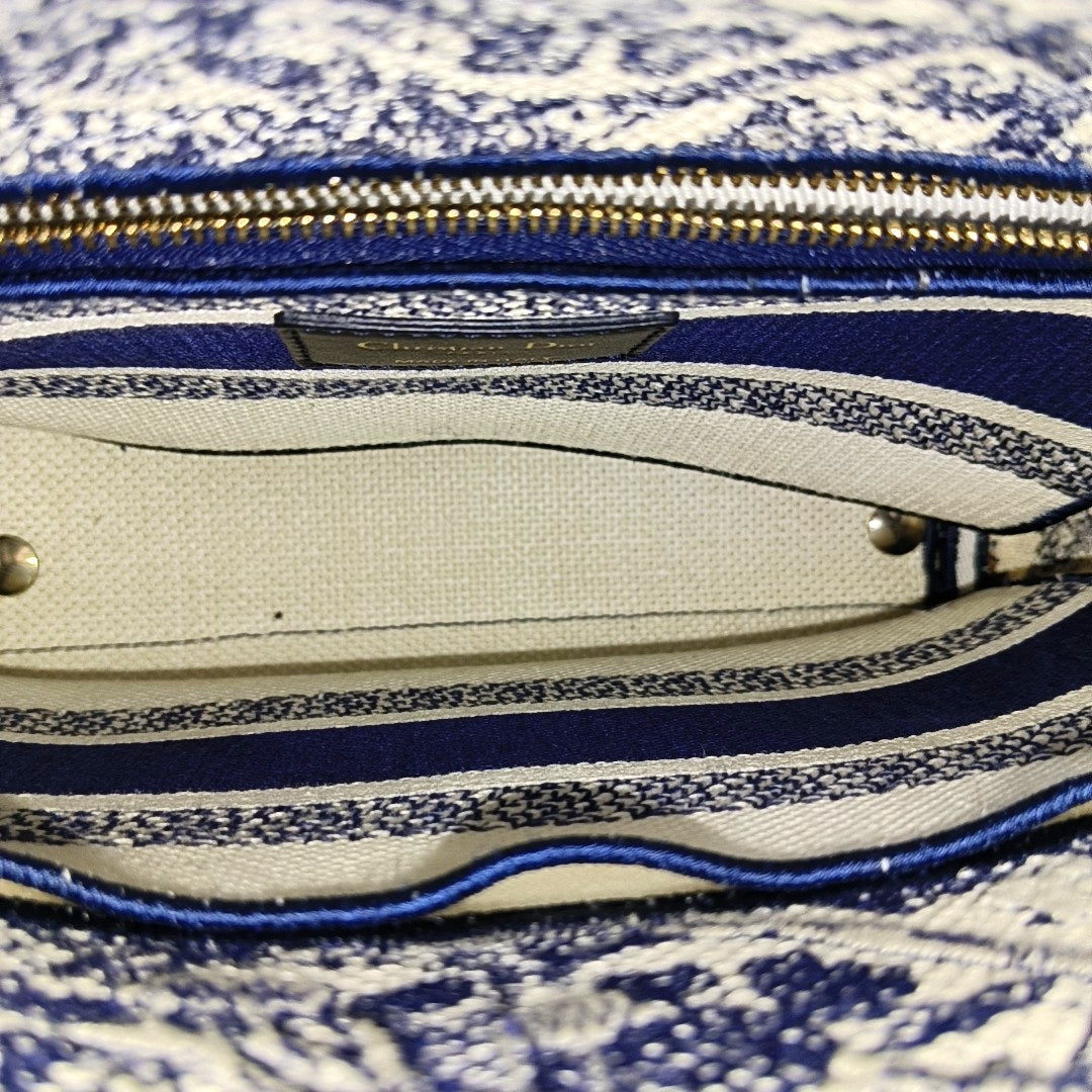 Lady D-Lite Medium Canvas Blue