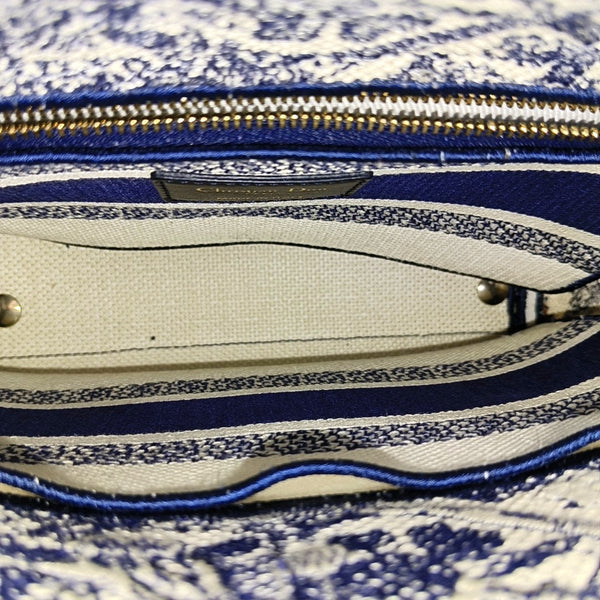 Lady D-Lite Medium Canvas Blue