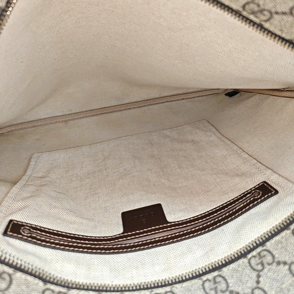 Monogram Coated Canvas Shoulder Bag Black