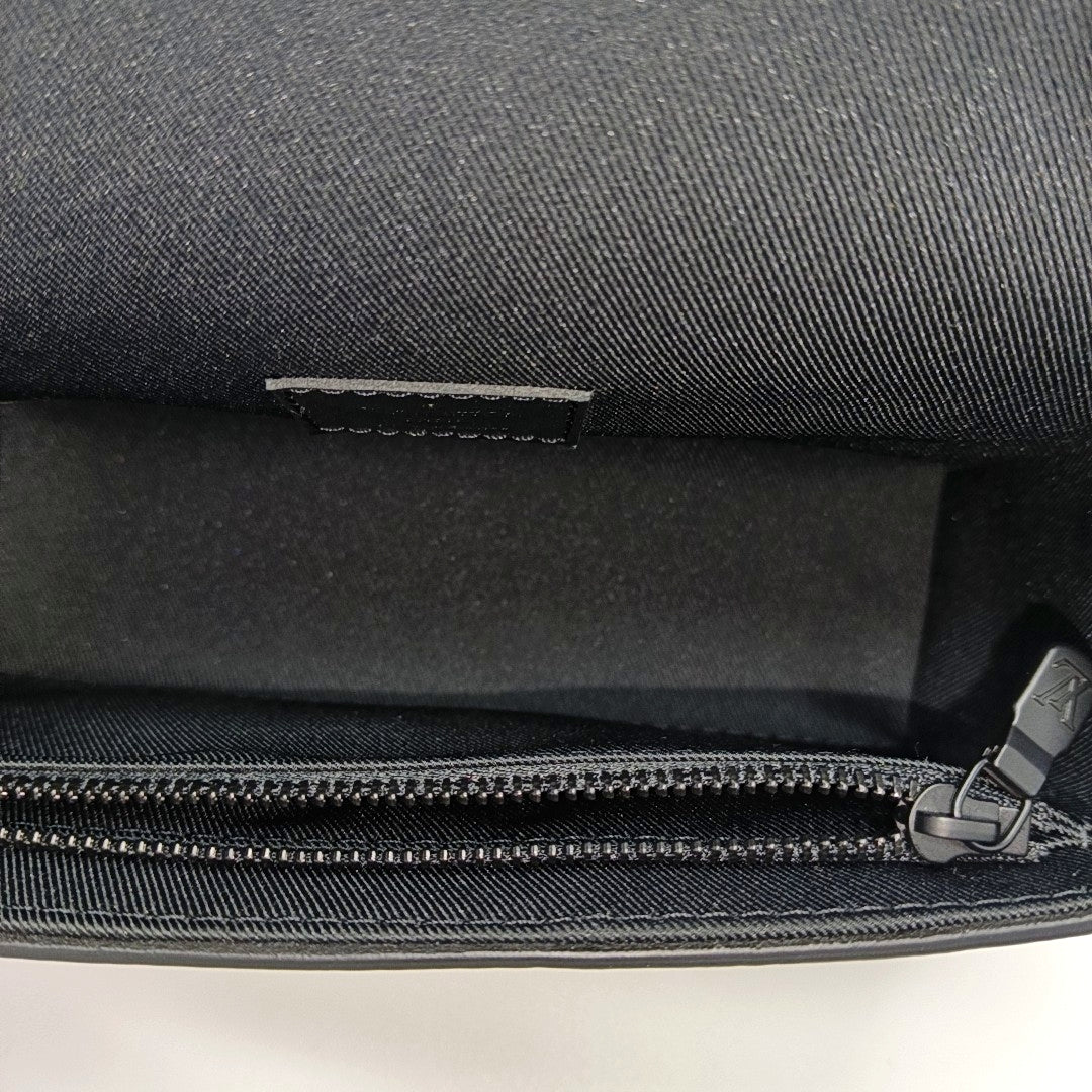 STEAMER Mini Monogram Coated Canvas Black