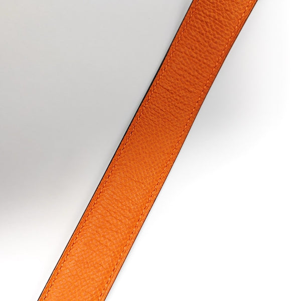Leather Belt Orange