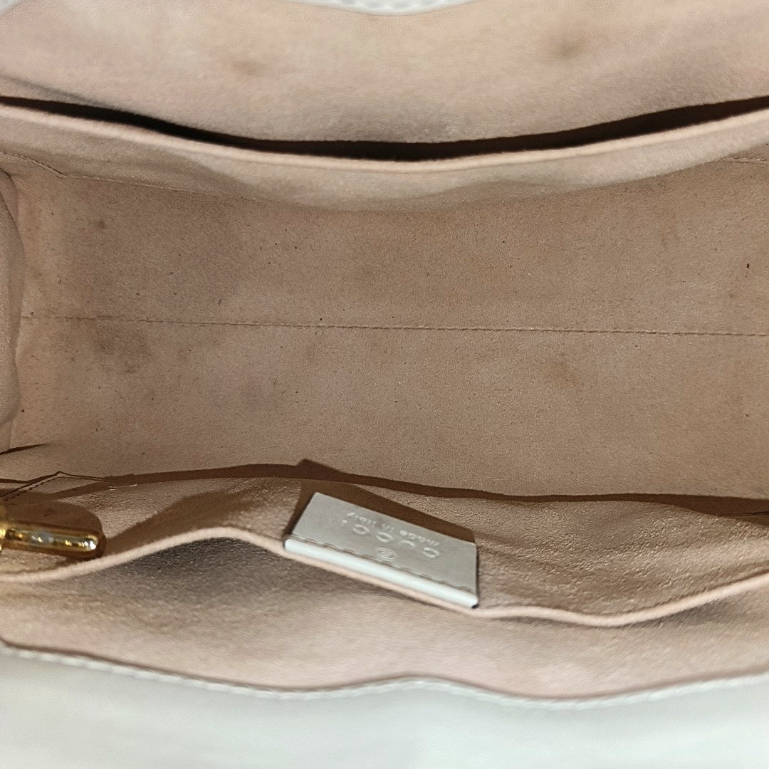 Padlock Small Monogram Coated Canvas Beige