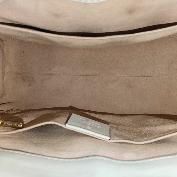 Padlock Small Monogram Coated Canvas Beige
