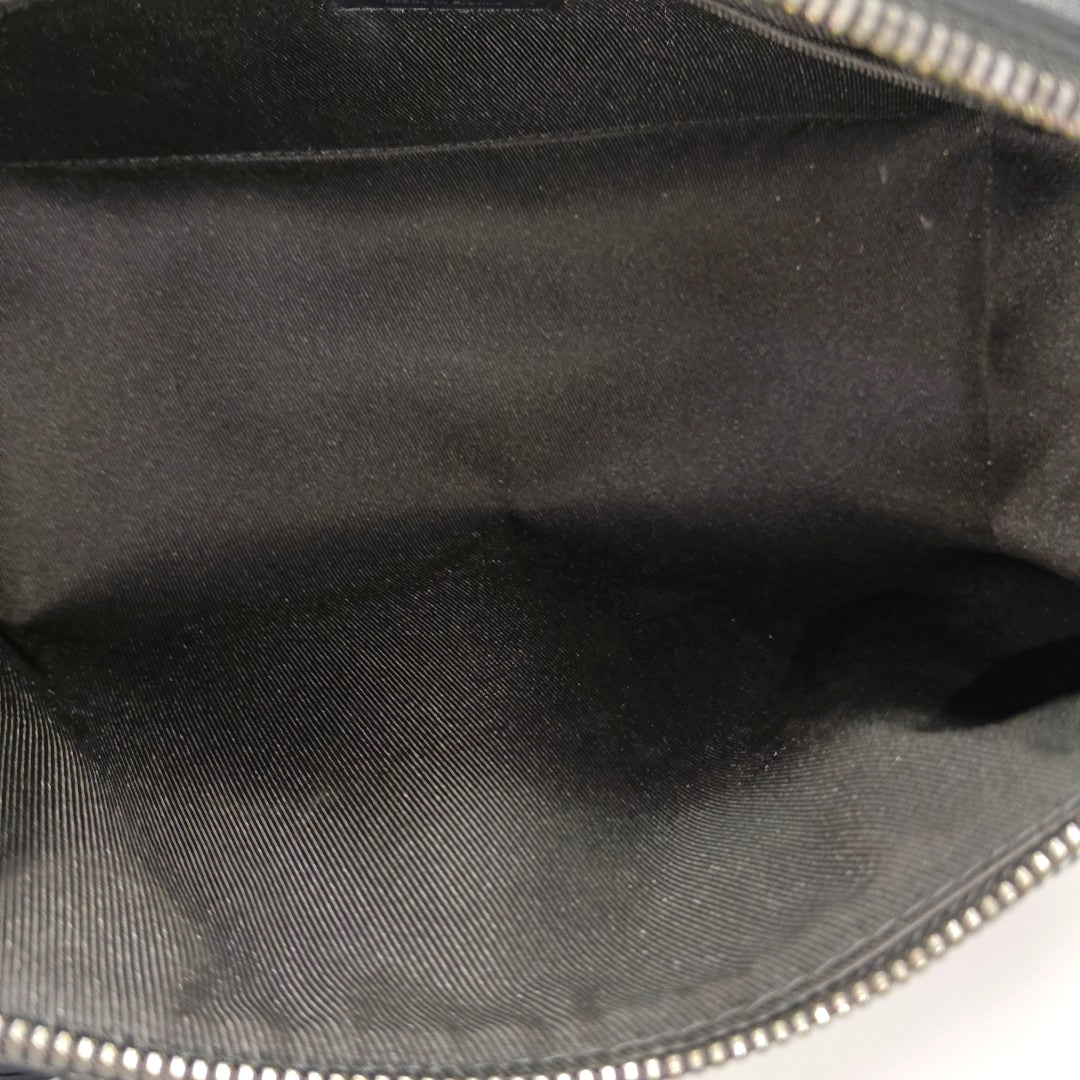 KEEPALL Monogram Coated Canvas Black