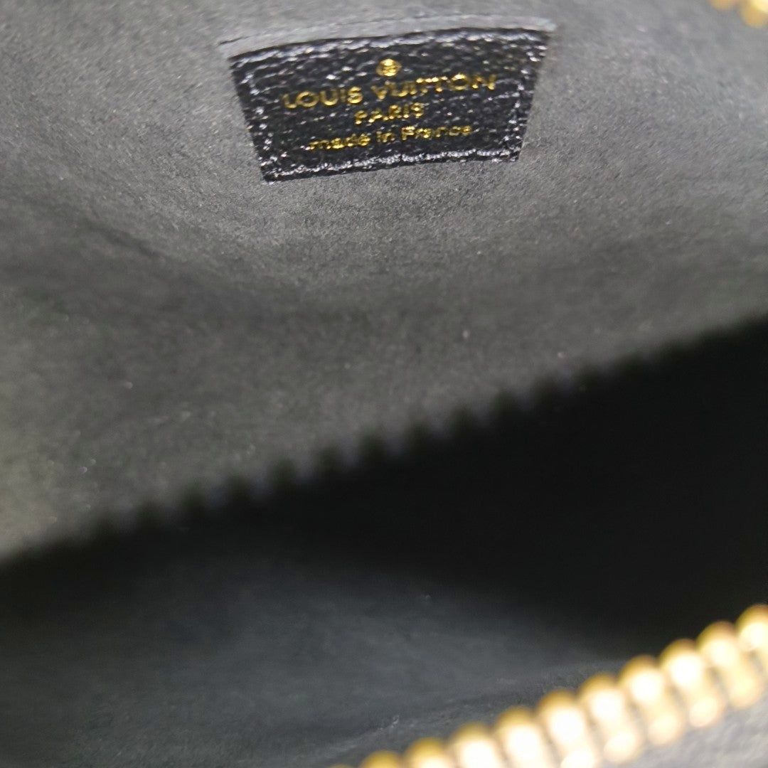 SPEEDY Nano Monogram Calfskin Black