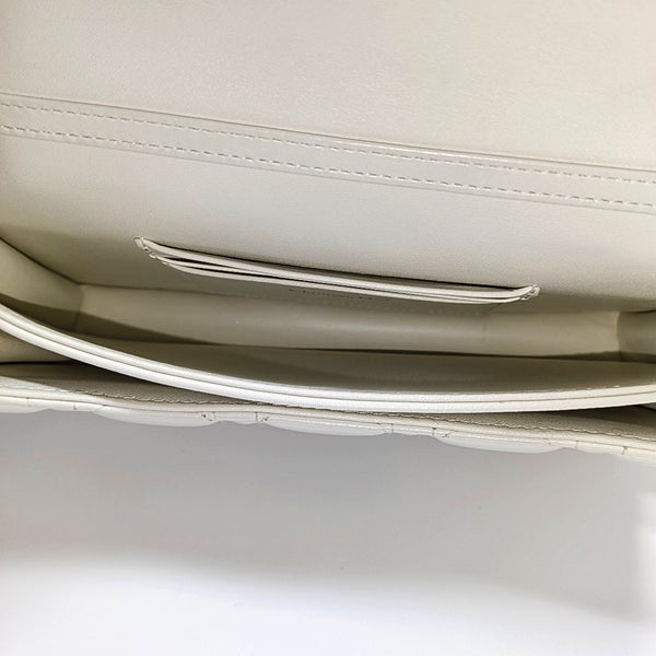 Authenticated pre-owned  My Dior Mini Cannage Lambskin White - Shoulder Bag at Looply