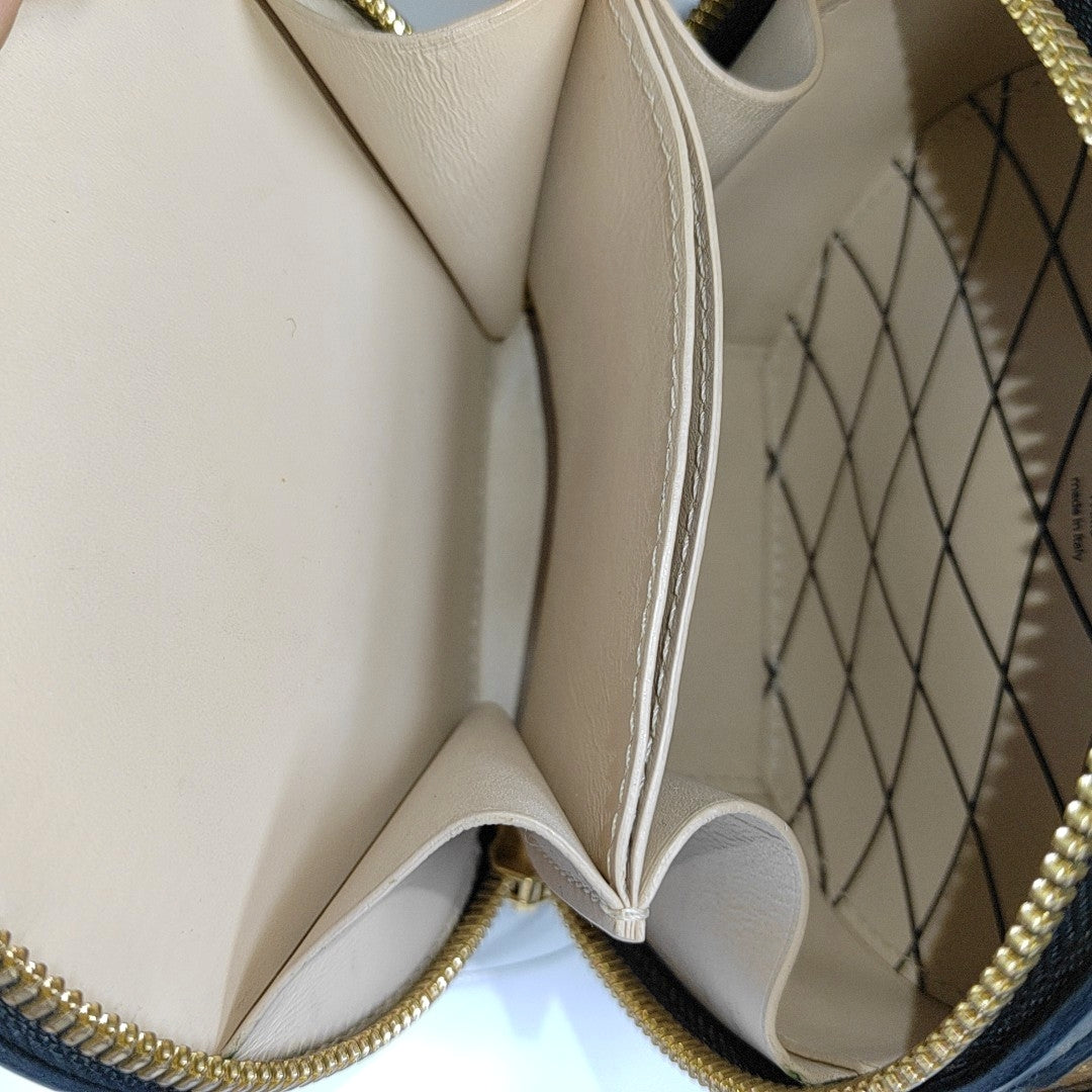 BOITE CHAPEAU Mini Monogram Coated Canvas Brown
