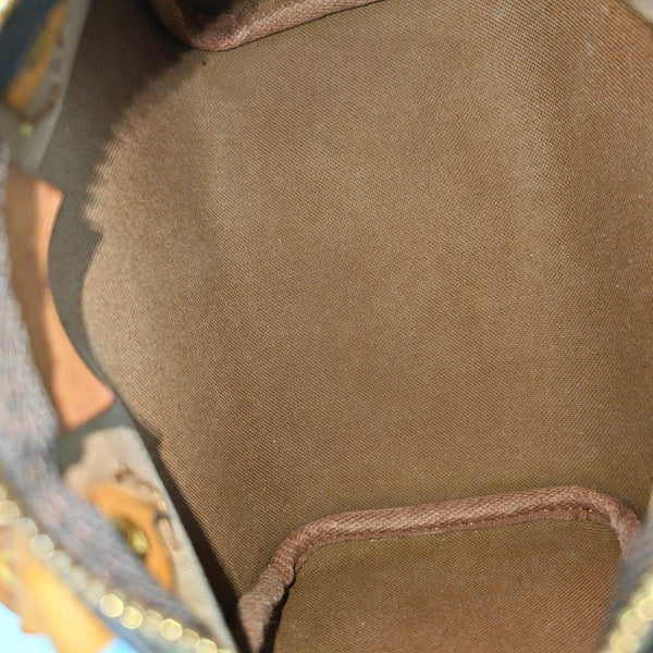 SPEEDY Nano Monogram Coated Canvas Brown