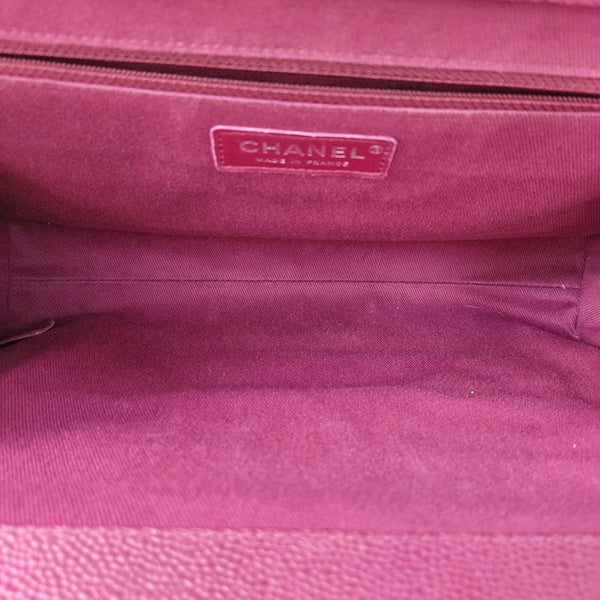 Quilted Leather Clutch Red