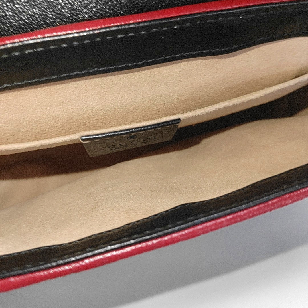 GG Marmont Small Quilted Calfskin Multicolor