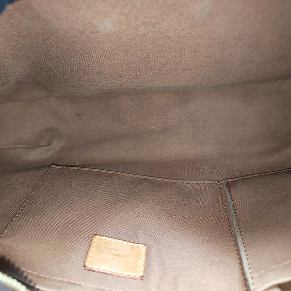 VINTAGE THAMES GM Monogram Coated Canvas Brown