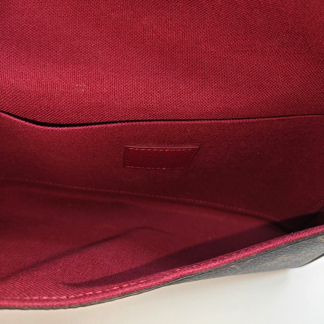 FÉLICIE Monogram Coated Canvas Brown