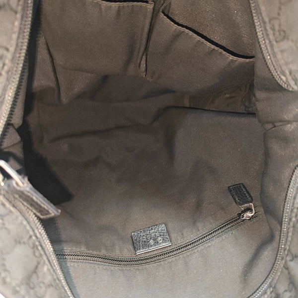 GG Supreme Monogram Nylon Black