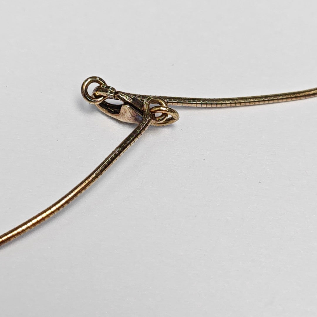 Cage D'h 925 Sterling Silver Gold Necklace
