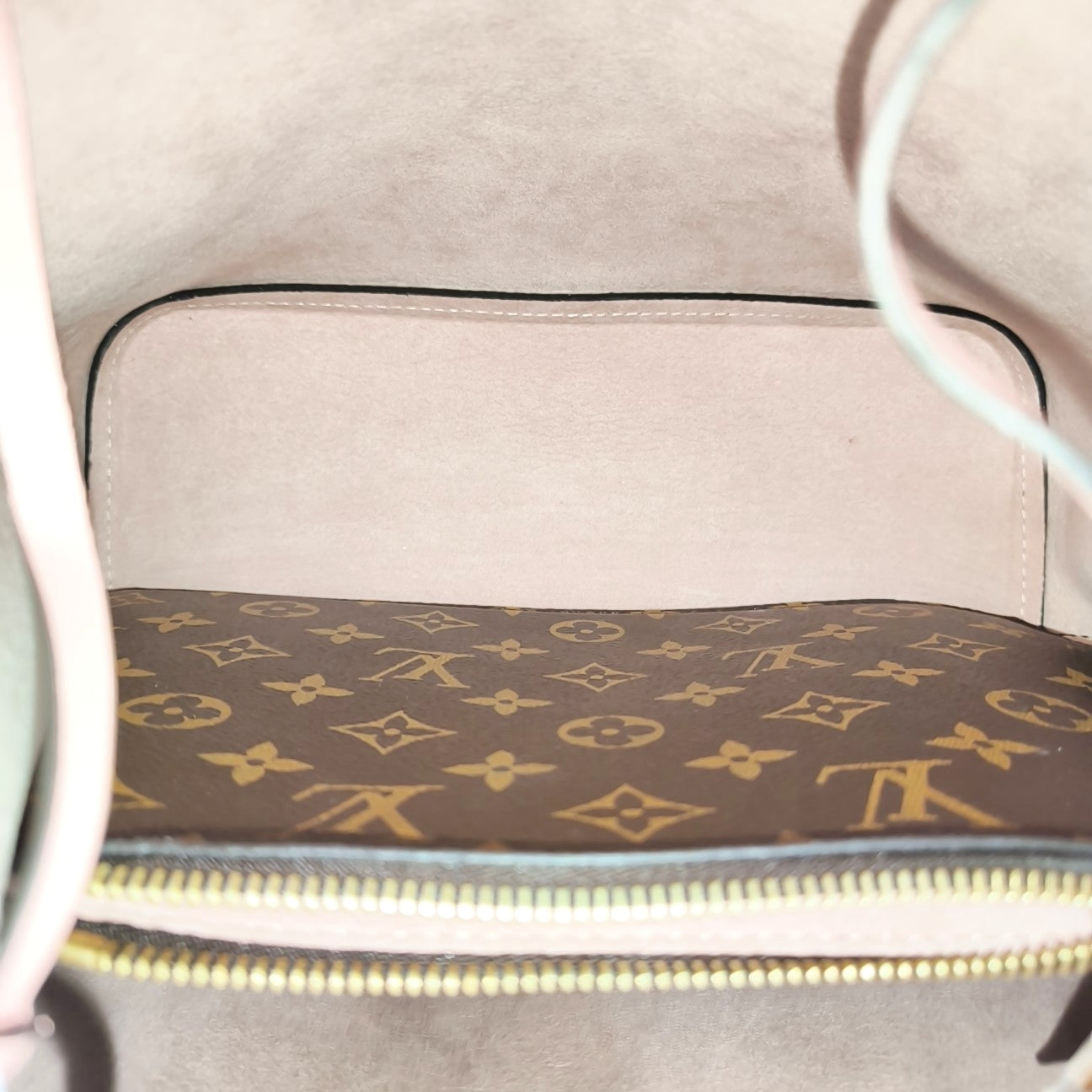 NÉONOÉ MM Monogram Coated Canvas Brown