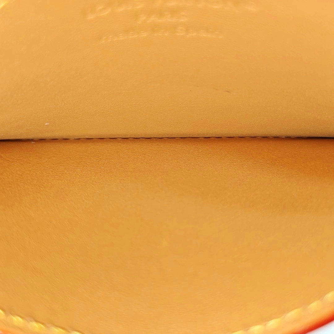 ENVELOPPE Coated Canvas Yellow Card Holder