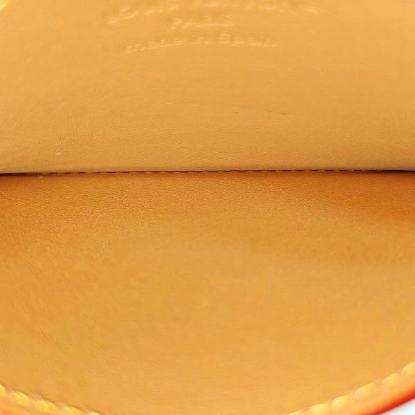ENVELOPPE Coated Canvas Yellow Card Holder