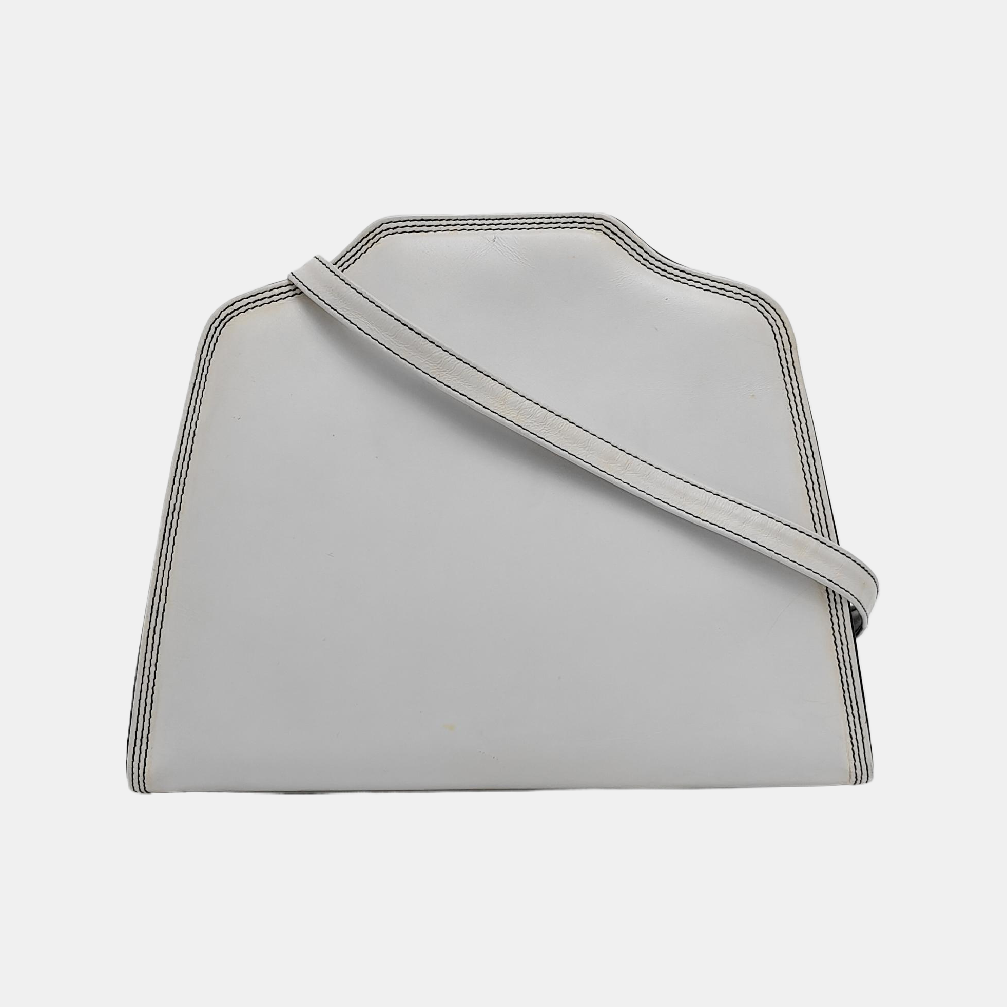 Quilted Calfskin White