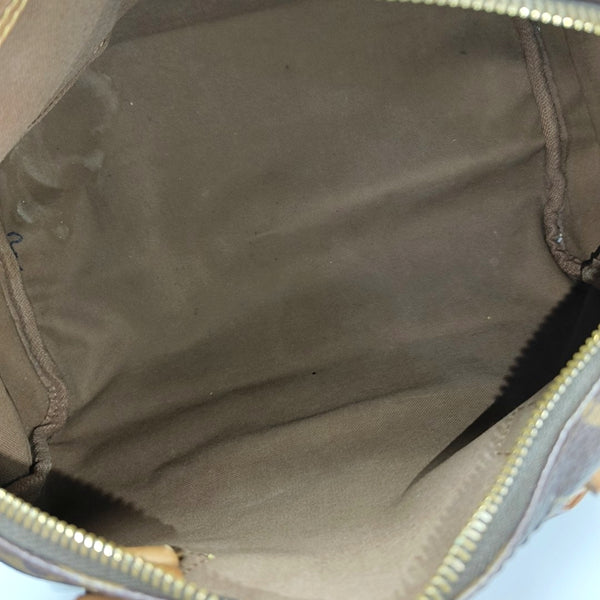 SPEEDY 30 Monogram Coated Canvas Brown