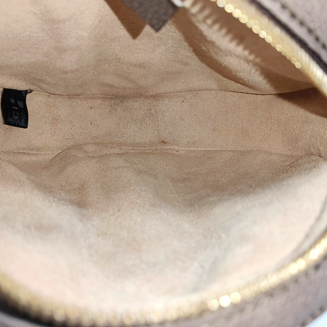 Ophidia Mini Monogram Lona Revestida Beige